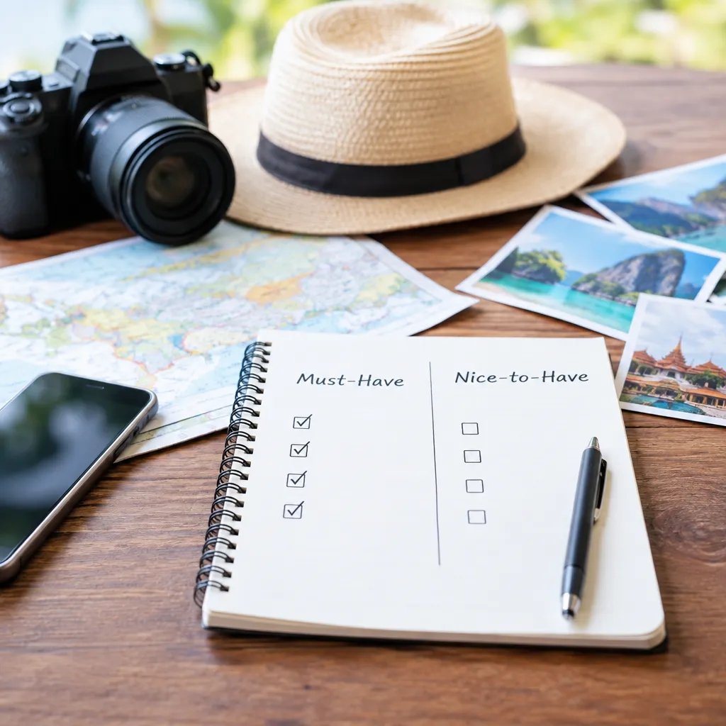 Separate must-have features from nice-to-haves for countries in the golden triangle
