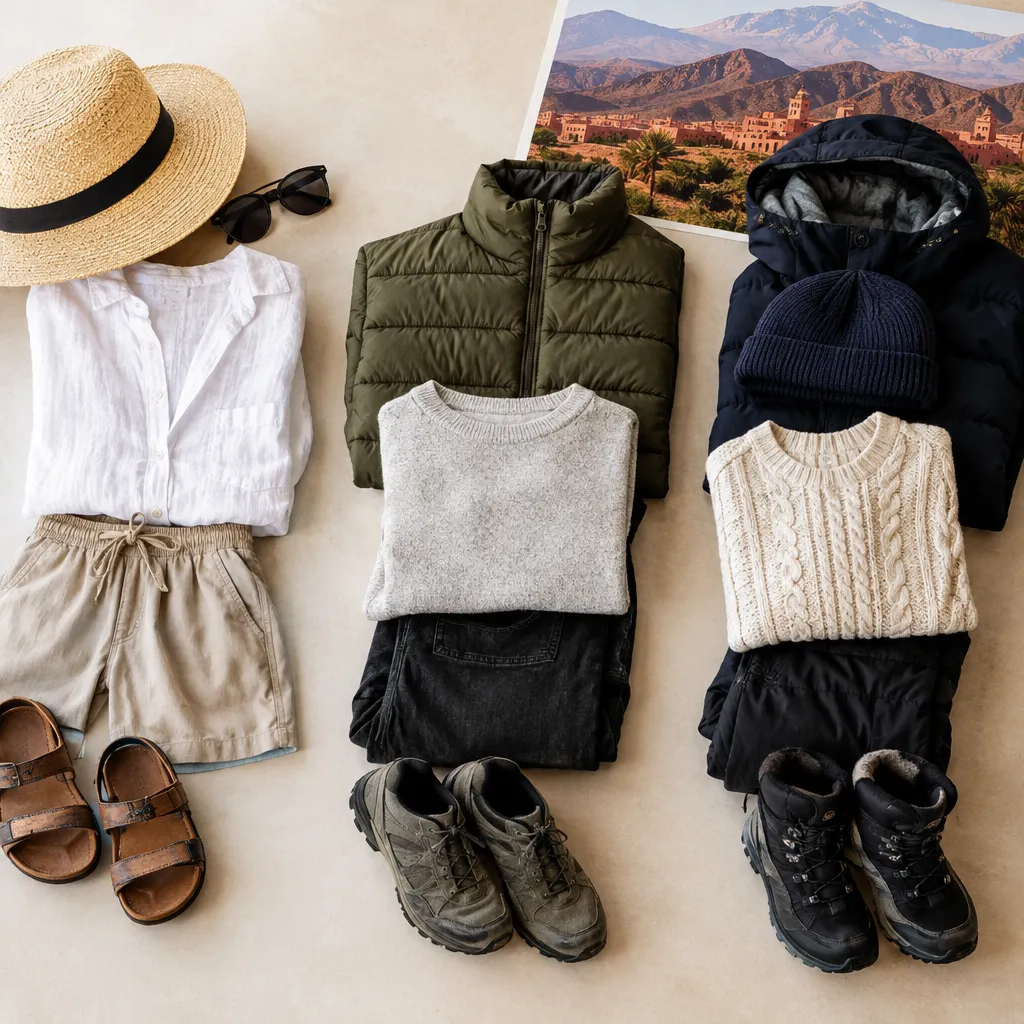 Don’t pack clothes for only one kind of weather