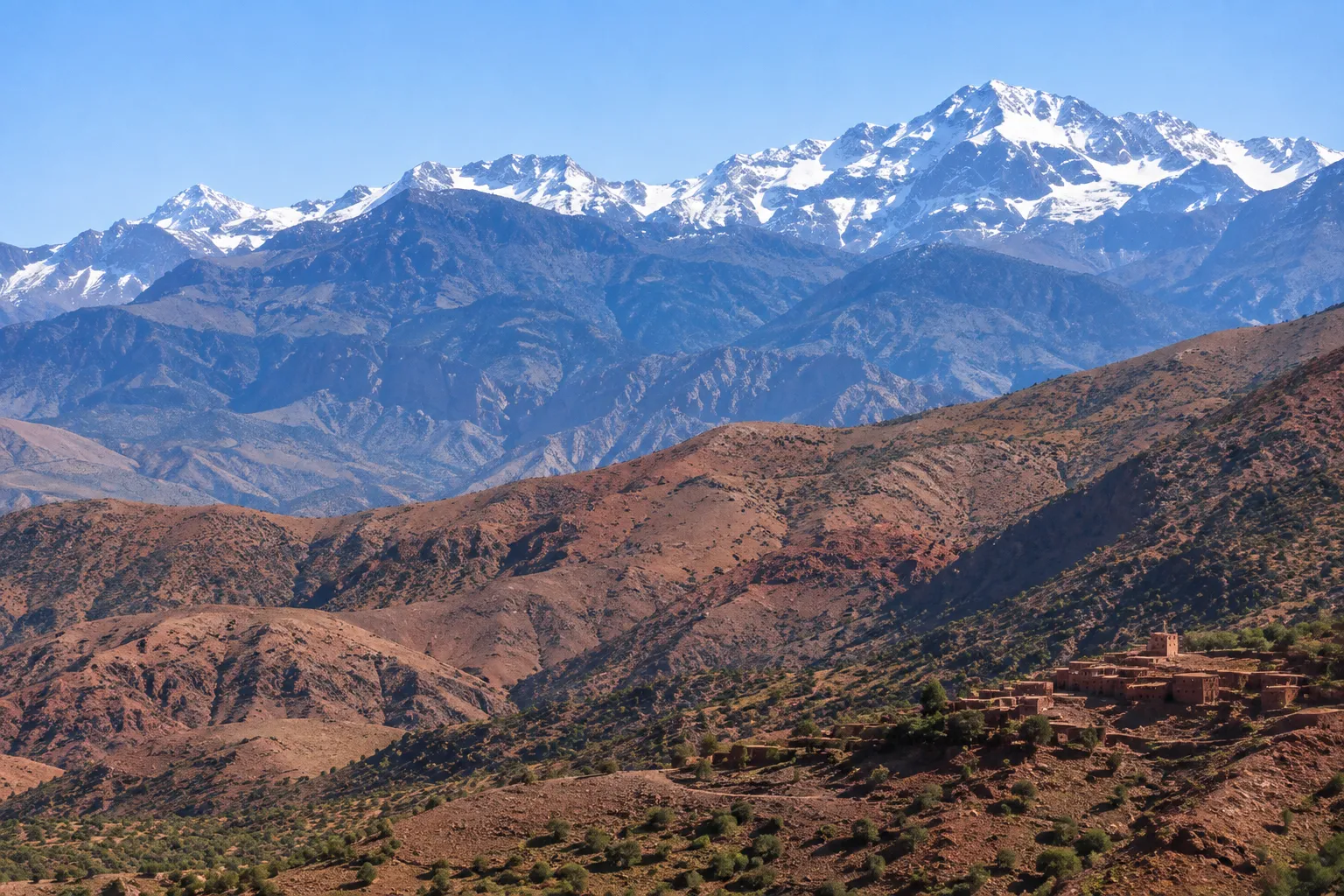 How the High, Middle and Anti-Atlas differ