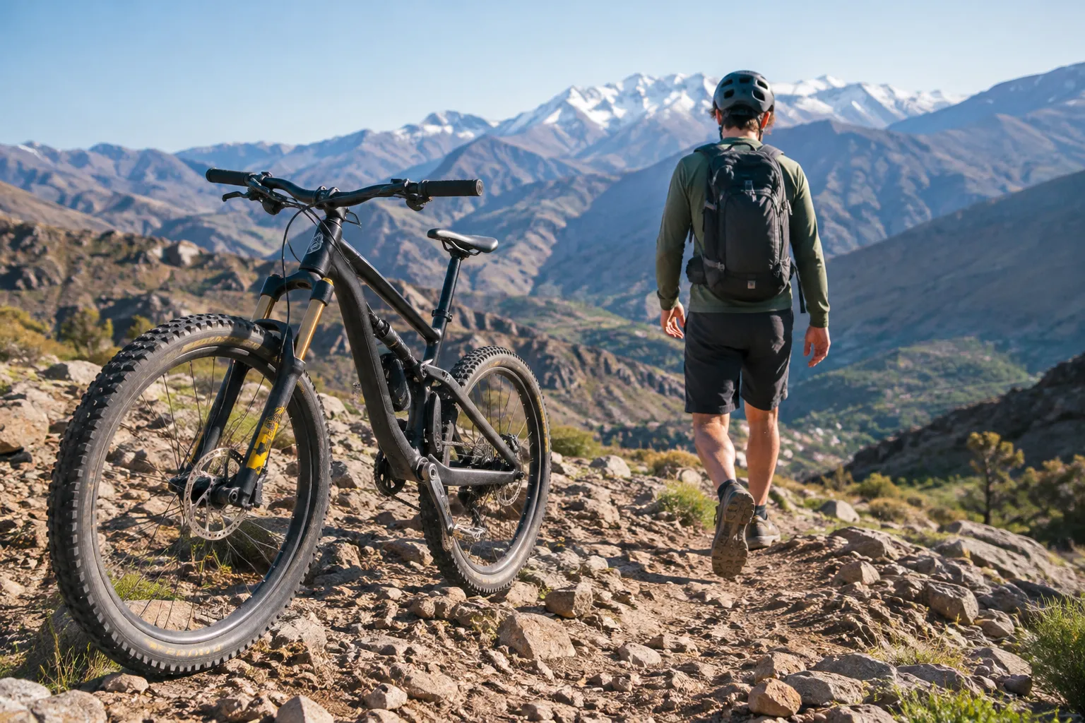 Explore the Atlas Mountains by bike or on foot