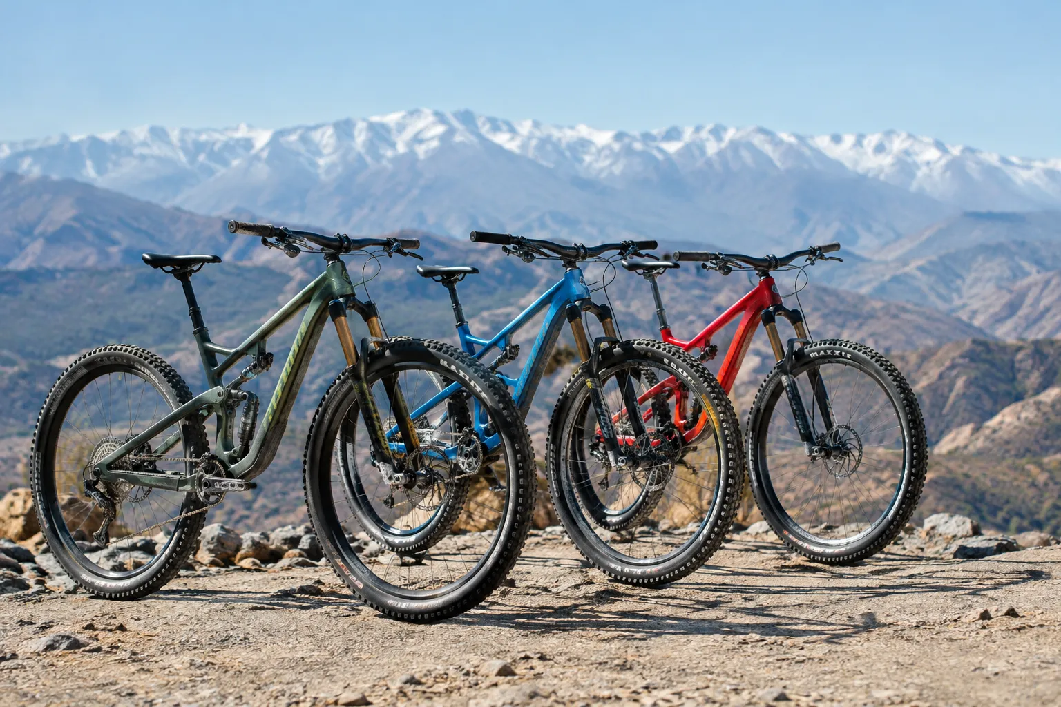 MTB bike categories and the terrain they suit