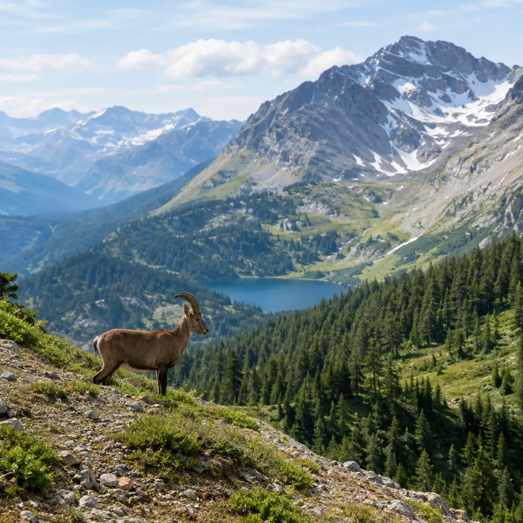 Mountain habitats shift across slopes