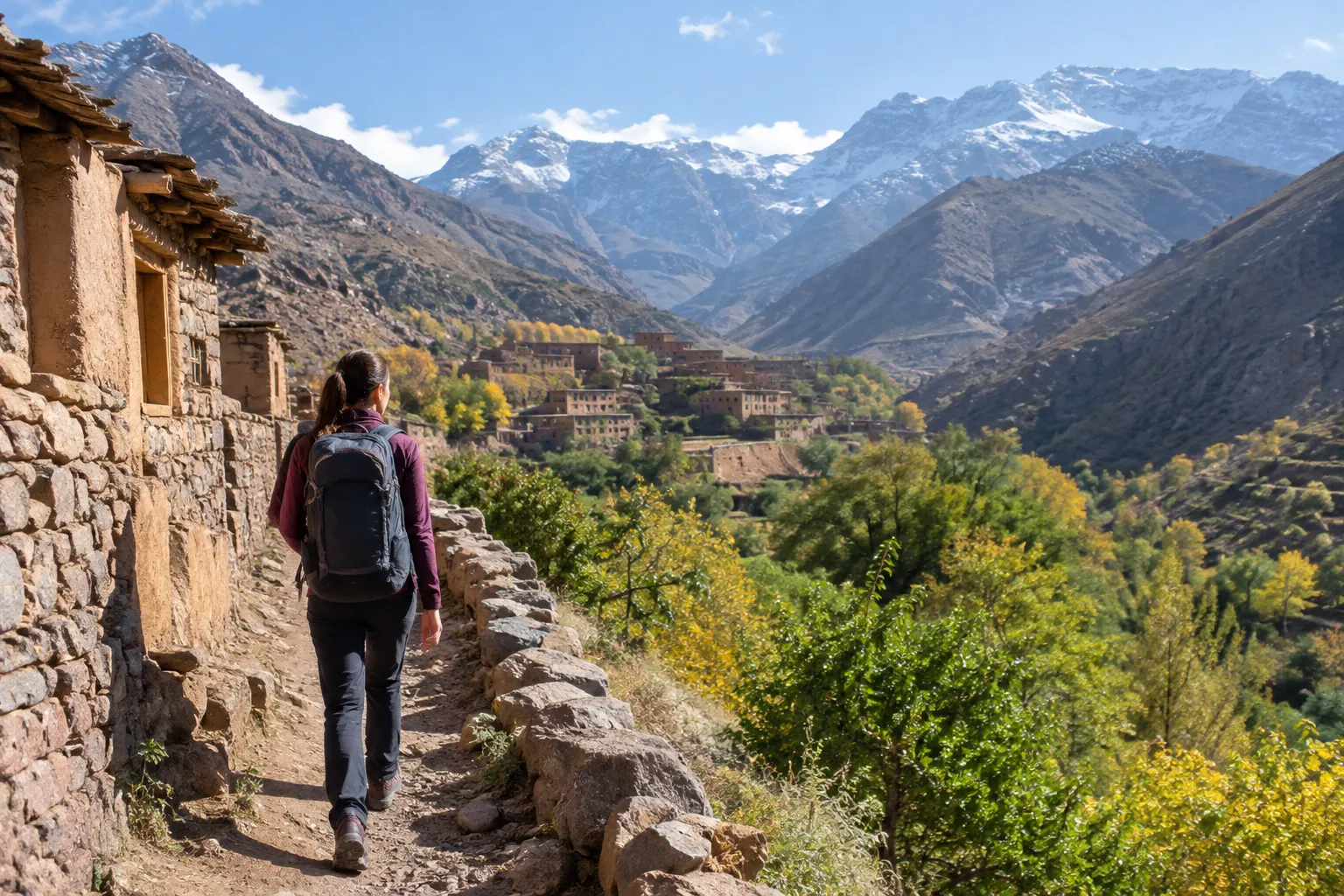 Village walks and shorter trails in the Atlas