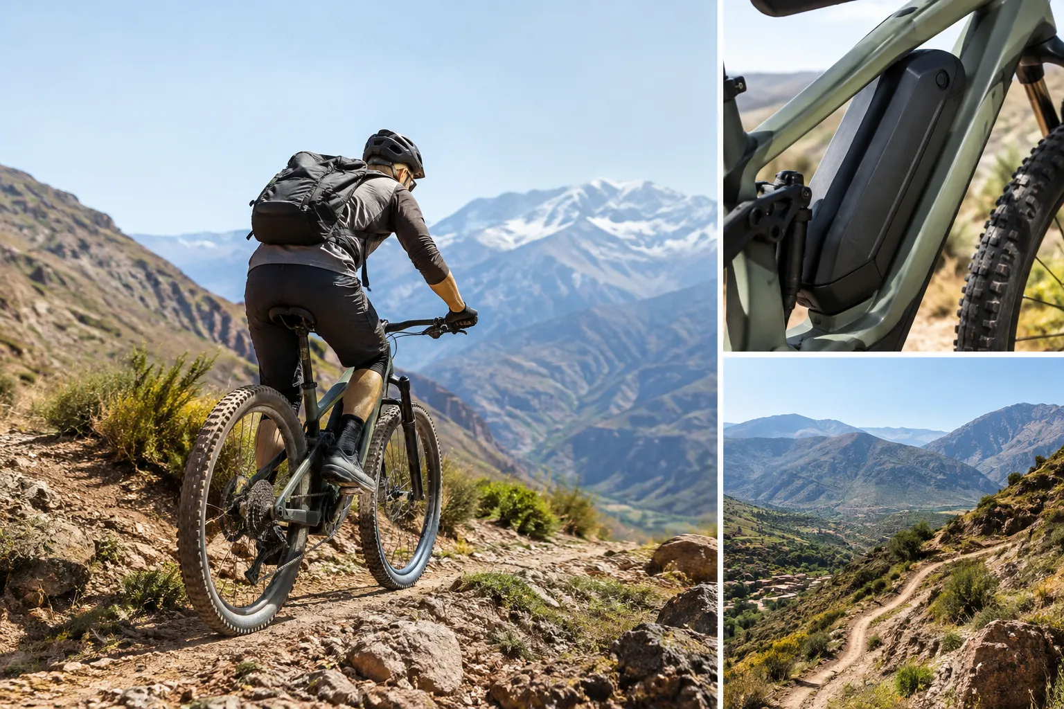 Plan battery range around climbs and conditions
