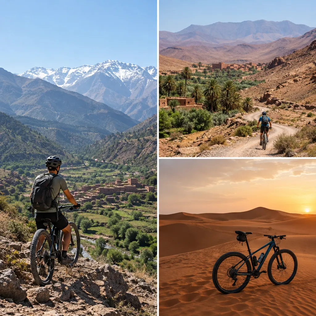 Connect the Atlas, valleys, and desert without crossing everything