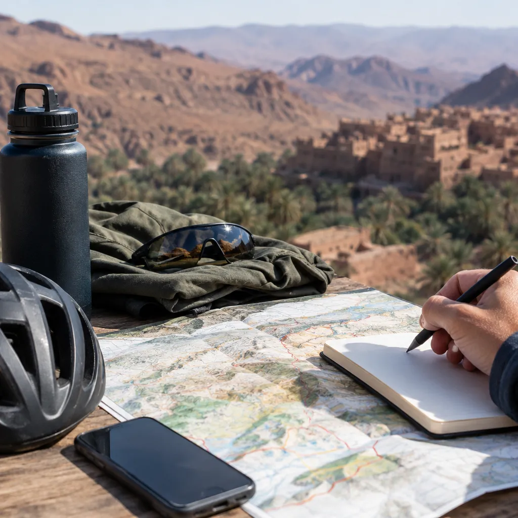 Set daily distances around climbs, surfaces, and altitude