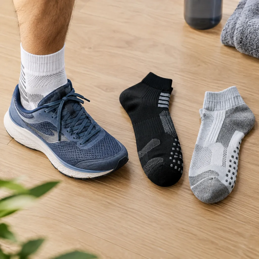 Rutschfeste Socken für sicheren Halt im Schuh