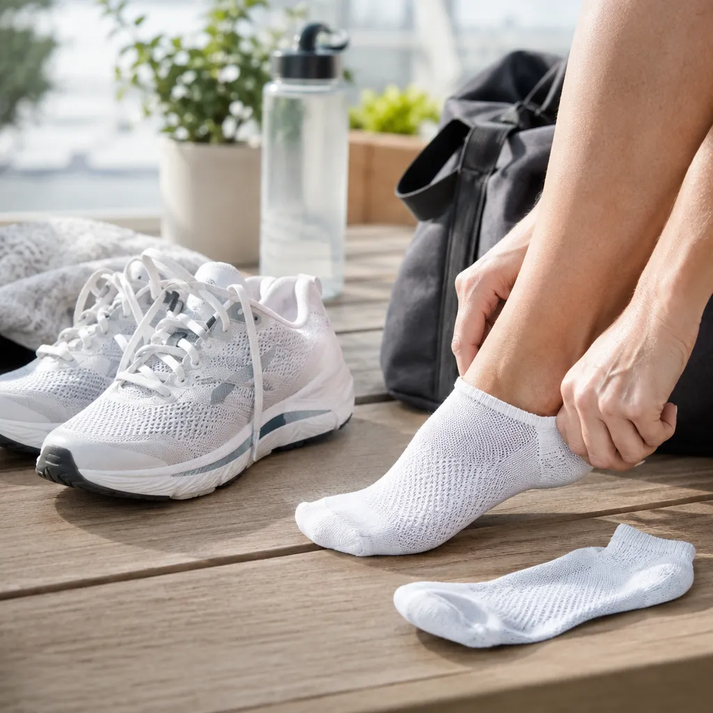 Für warme Tage: passende Abdeckung am Schuh