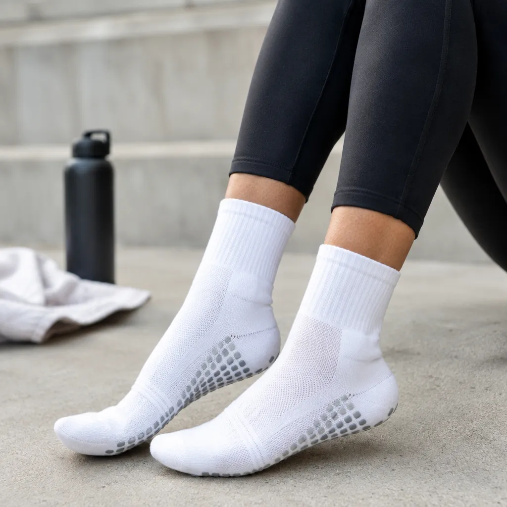 Höhere Laufsocken für sicheren Halt am Knöchel