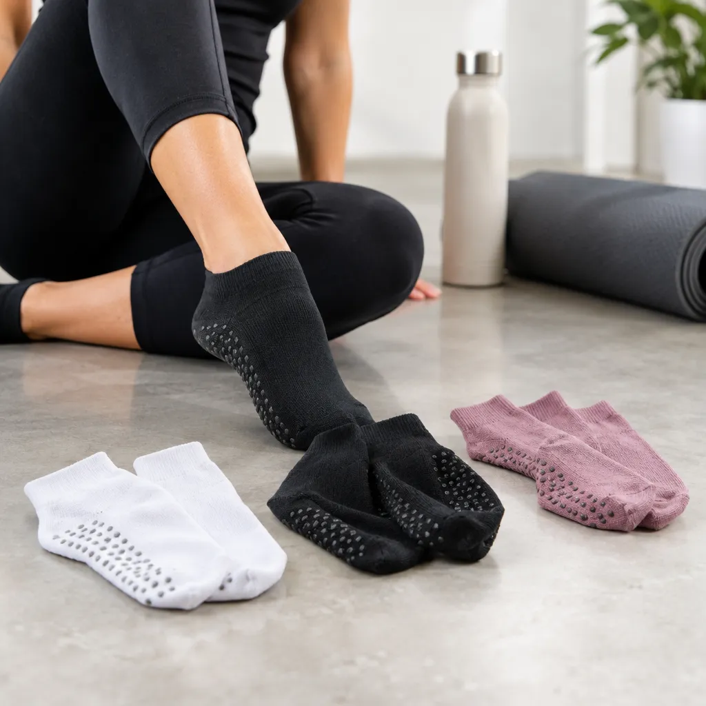 Grip-Socken für Training auf glatten Böden