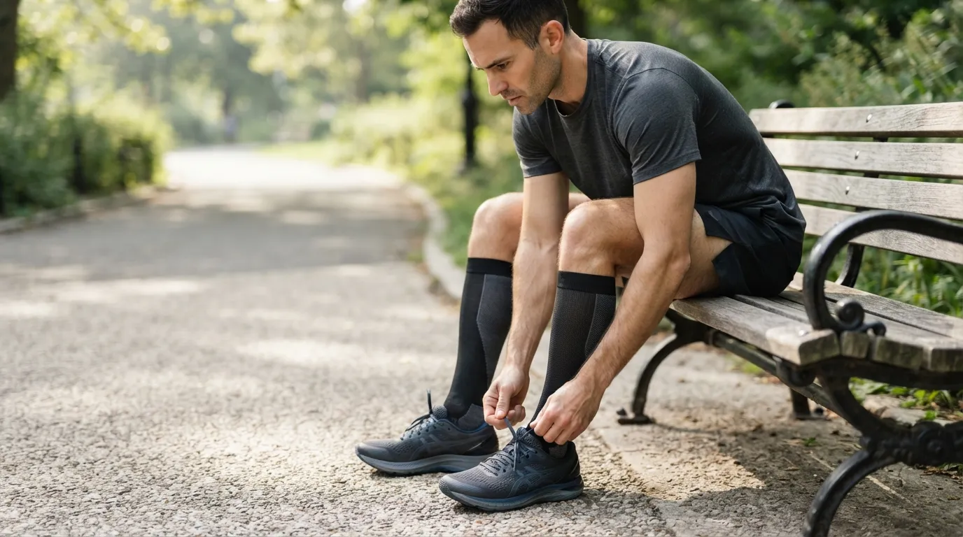 Laufsocken mit Kompression für Herren sinnvoll einsetzen