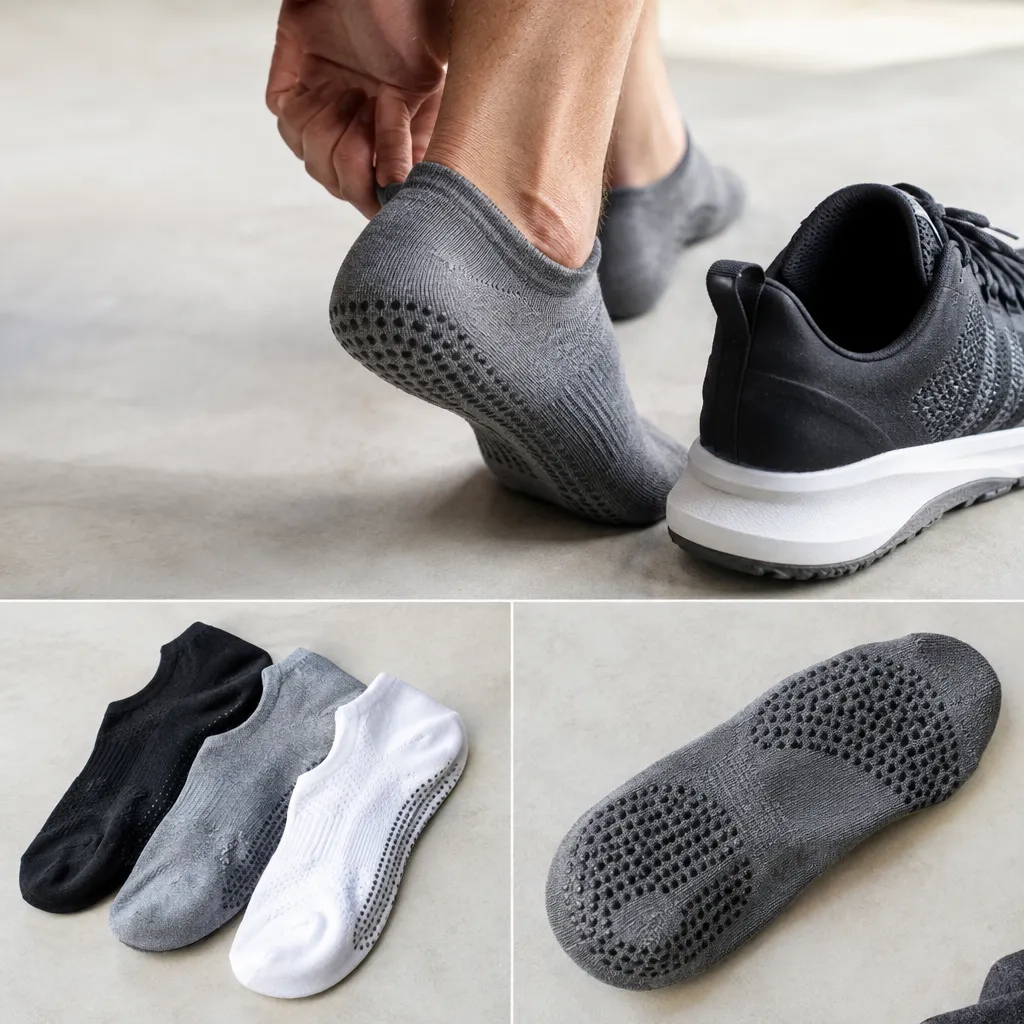 Rutschfeste Socken mit sicherem Halt im Schuh