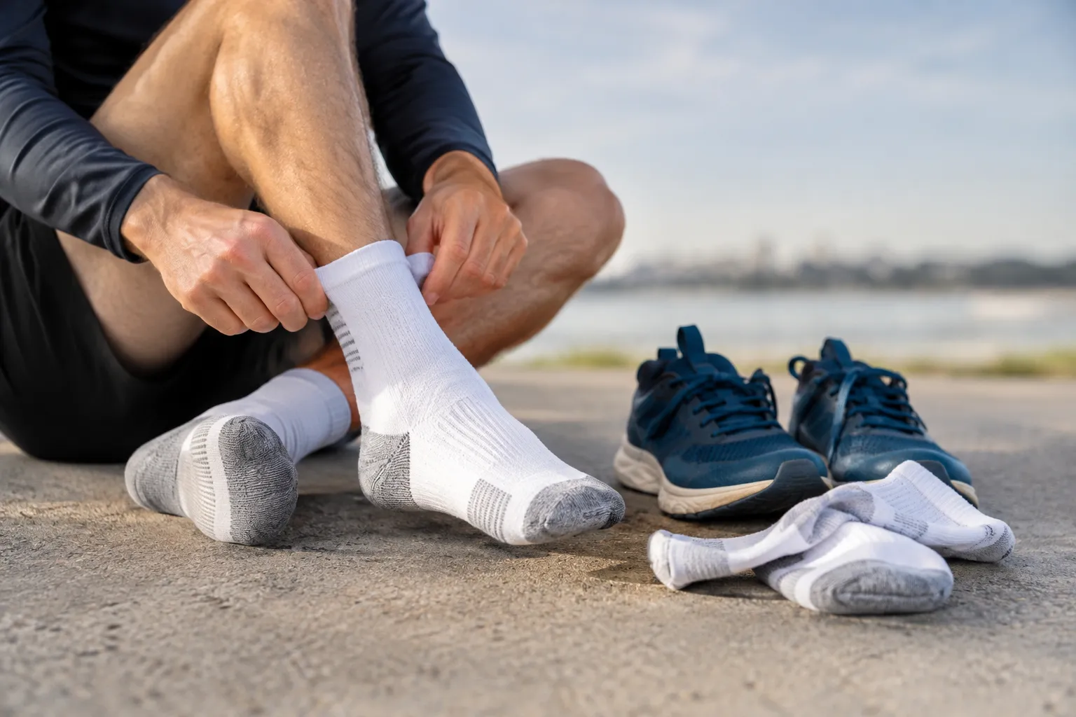 Wie lange halten Laufsocken für Herren beim Marathontraining?
