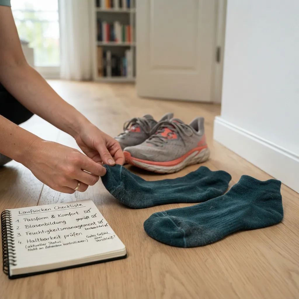 Bewerte die Socke nach einem kurzen Praxistest