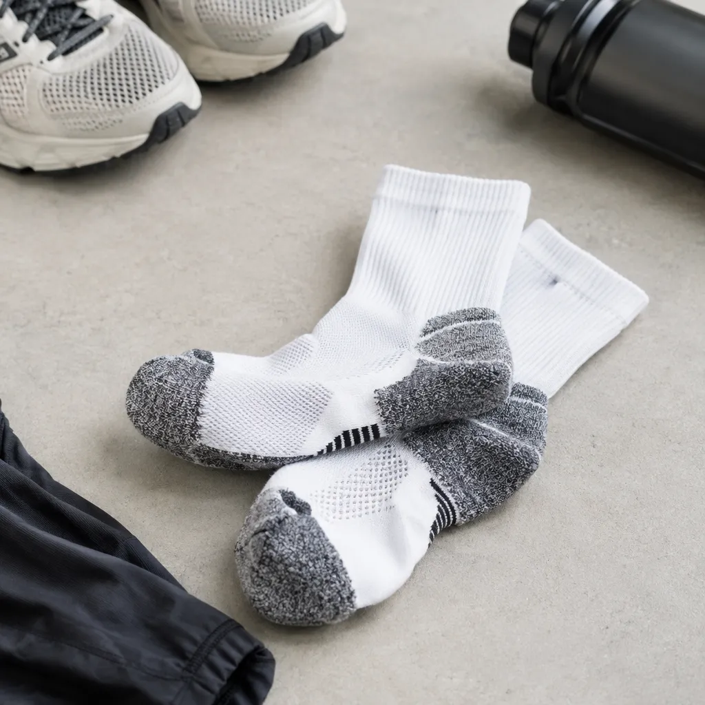 Gepolsterte Laufsocken für längere Strecken
