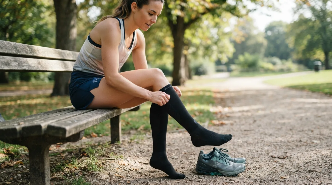 So finden Läuferinnen passende laufsocken kompression damen