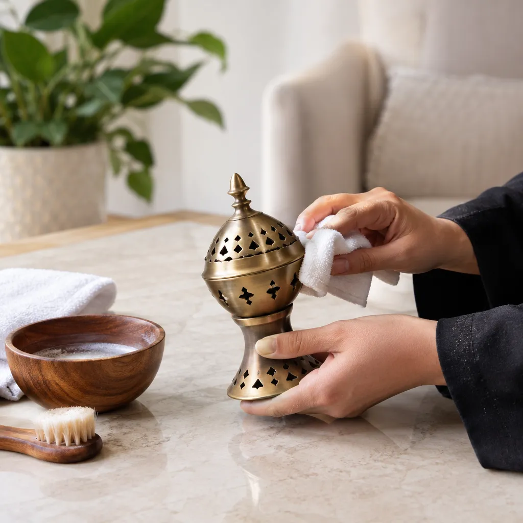 سهولة تنظيف المبخرة والعناية بخاماتها