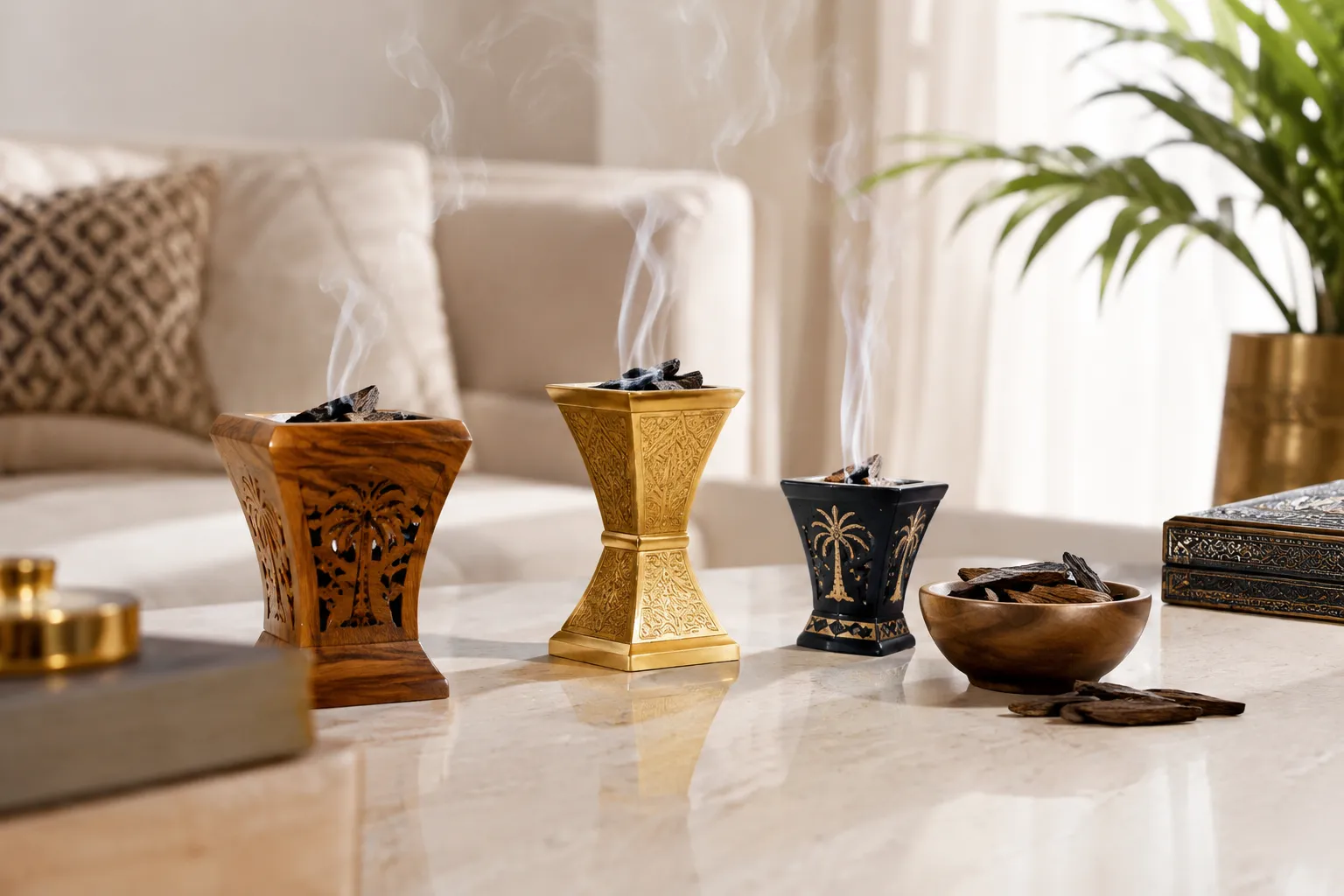 مباخر صغيرة للاستخدام المنزلي وتقديم الهدايا