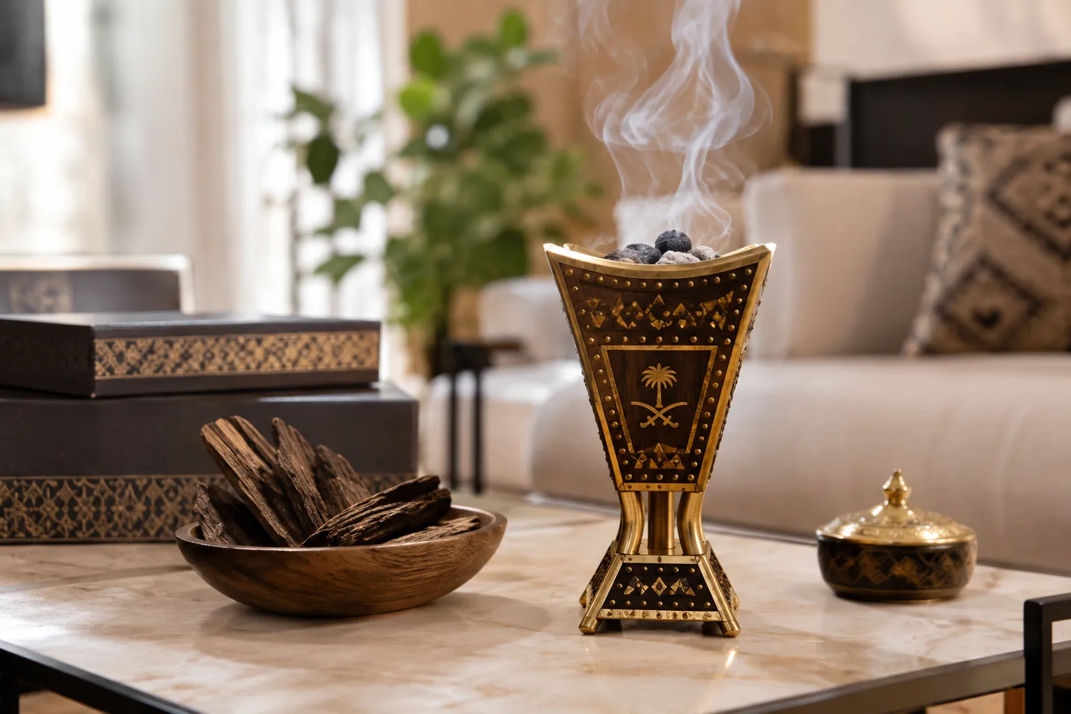 مبخرة بخور عملية للمنزل والضيافة