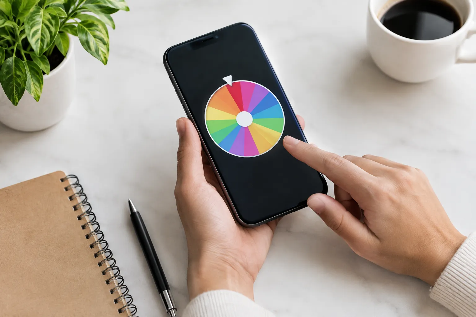 How a digital spin-the-wheel tool works